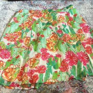Cactus print muMu skirt